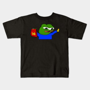 Pepe With Potato Chips Kids T-Shirt